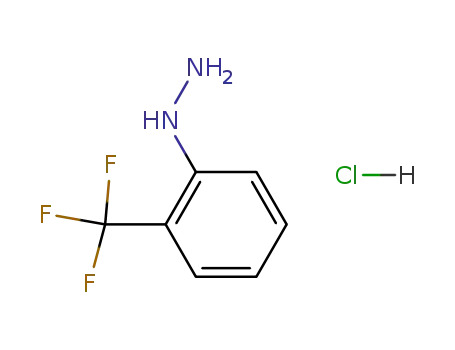 Molecular Structure of 3107-34-4 (2-(Trifluoromethyl)phenylhydrazine hydrochloride)