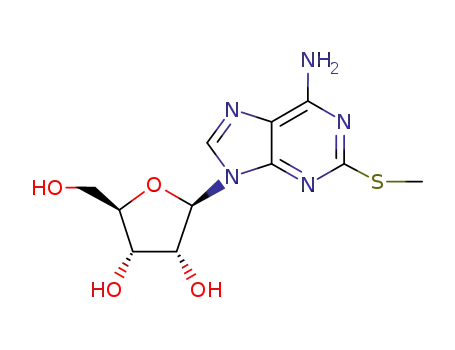 2-(Methylsulfanyl)-9-pentofuranosyl-9h-purin-6-amine
