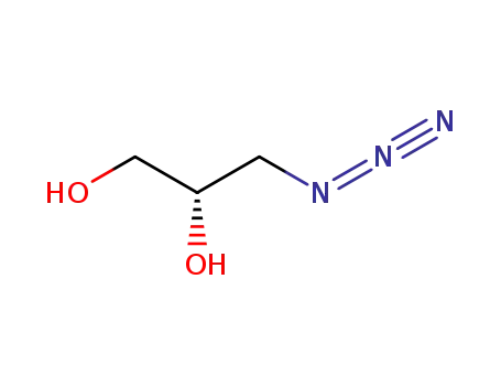 Molecular Structure of 85820-84-4 ((2S)-3-azidopropane-1,2-diol)