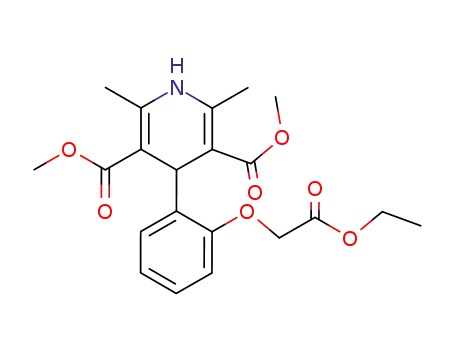 4-(2-ethoxycarbonylmethoxy-phenyl)-2,6-dimethyl-1,4-dihydro-pyridine-3,5-dicarboxylic acid dimethyl ester