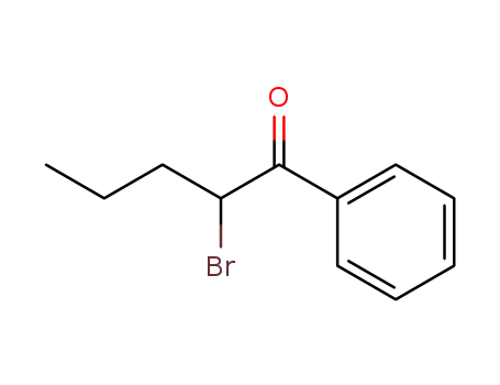 Molecular Structure of 49851-31-2 (1-Pentanone, 2-bromo-1-phenyl-)