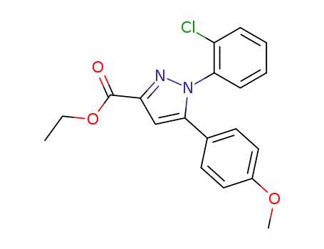 1-(2-chlorophenyl)-5-(4-methoxyphenyl)-1H-pyrazole-3-carboxylic acid ethyl ester