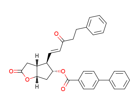 [1,1'-Biphenyl]-4-carboxylic acid (3aR,4R,5R,6aS)-hexahydro-2-oxo-4-[(1E)-3-oxo-5-phenyl-1-pentenyl]-2H-cyclopenta[b]furan-5-yl ester