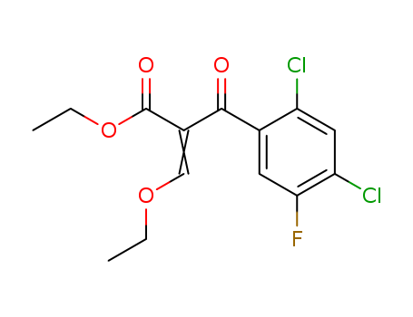 (Z)-2-(2,4-DICHLORO-5-FLUORO-BENZOYL)-3-ETHOXY-ACRYLIC ACID ETHYL ESTER
