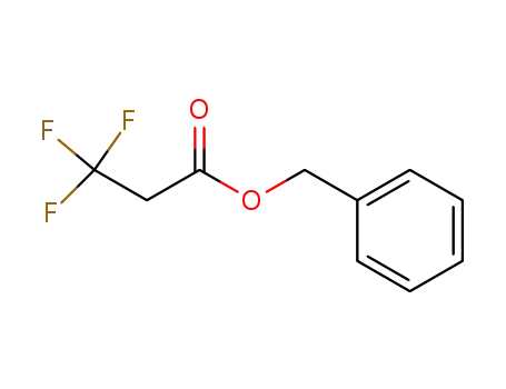 Molecular Structure of 78686-91-6 (Propanoic acid, 3,3,3-trifluoro-, phenylmethyl ester)