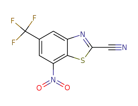 7-nitro-5-trifluoromethyl-benzothiazole-2-carbonitrile