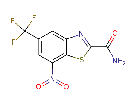 2-carbamoyl-7-nitro-5-(trifluoromethyl)benzothiazole