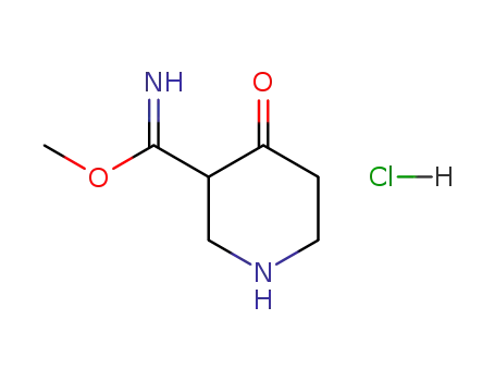 4-Oxo-piperidine-3-carboximidic acid methyl ester; hydrochloride