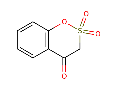 Molecular Structure of 49670-47-5 (3,4-Dihydro-4-oxo-1,2-benzoxathiine 2,2-dioxide, Benzo[e][1,2]oxathiin-4(3H)-one 2,2-dioxide)