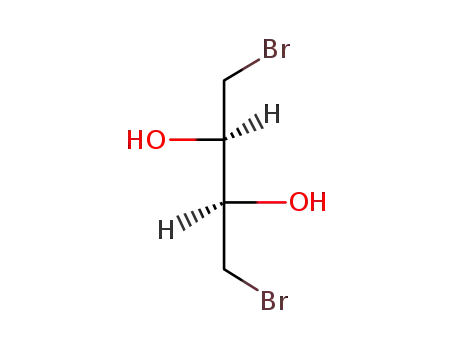 Molecular Structure of 15410-44-3 (2,3-Butanediol,1,4-dibromo-, (2R,3R)-)