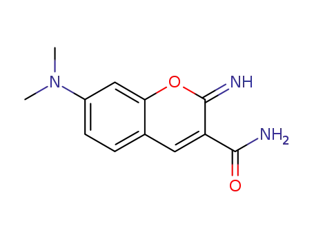 7-Dimethylamino-2-imino-2H-chromene-3-carboxylic acid amide