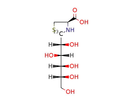 2(RS)-<2-13C>-D-gluco-(1',2',3',4',5'-pentahydroxypentyl)thiazolidine-4(R)-carboxylic acid