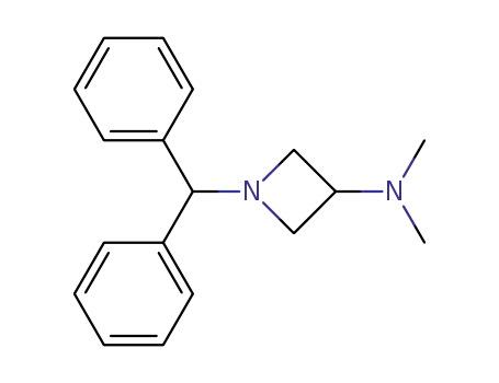 Molecular Structure of 55438-79-4 ((1-BENZHYDRYLAZETIDIN-3-YL)DIMETHYLAMINE)