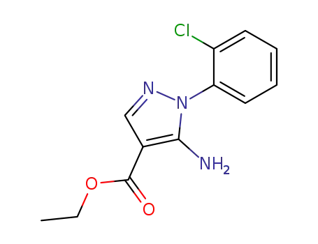 5-AMINO-1-(2-CHLORO-PHENYL)-1H-PYRAZOLE-4-CARBOXYLICACIDETHYLESTER  CAS NO.14678-86-5