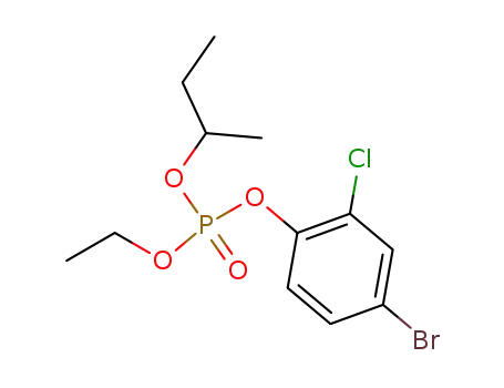 Phosphoric acid 4-bromo-2-chloro-phenyl ester sec-butyl ester ethyl ester
