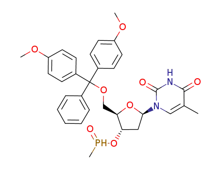 5'-dimethoxytrityl thymidine 3'-methylphosphinate
