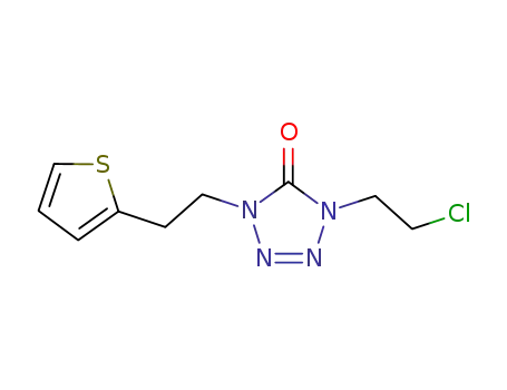 1-(2-chloroethyl)-1,4-dihydro-4-<2-(2-thienyl)ethyl>-5H-tetrazol-5-one