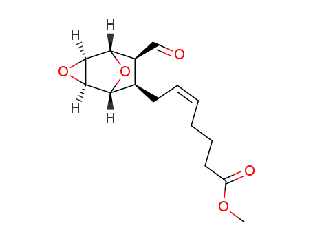 <1α,2β(5Z),3β,4α>-7-<5,6-exo-epoxy-3-formyl-7-oxabicyclo<2.2.1>hept-2-yl>-5-heptenoic acid methyl ester
