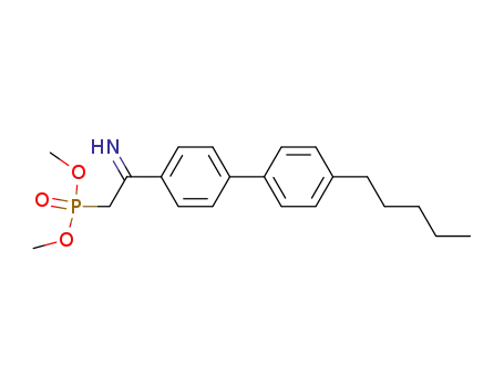 [2-Imino-2-(4'-pentyl-biphenyl-4-yl)-ethyl]-phosphonic acid dimethyl ester