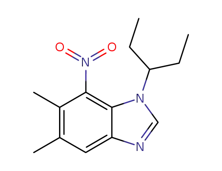 1-(1-ethylpropyl)-5,6-dimethyl-7-nitrobenzimidazole
