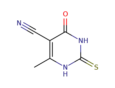 6-methyl-4-oxo-2-thioxo-1,2,3,4-tetrahydropyrimidine-5-carbonitrile