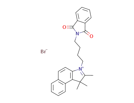 3-[4-(1,3-Dioxo-1,3-dihydro-isoindol-2-yl)-butyl]-1,1,2-trimethyl-1H-benzo[e]indolium; bromide