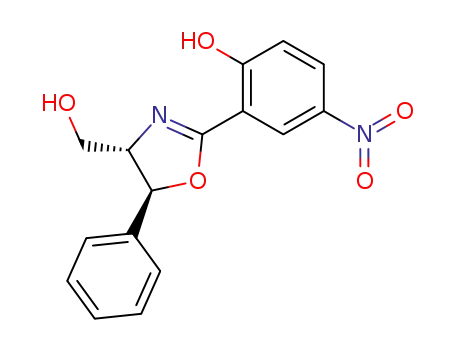 (4S,5S)-4,5-Dihydro-2-(2-hydroxy-5-nitrophenyl)-4-hydroxymethyl-5-phenyloxazol