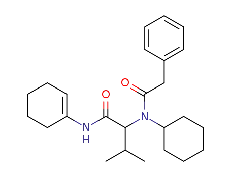 N-Cyclohex-1-enyl-2-(cyclohexyl-phenylacetyl-amino)-3-methyl-butyramide