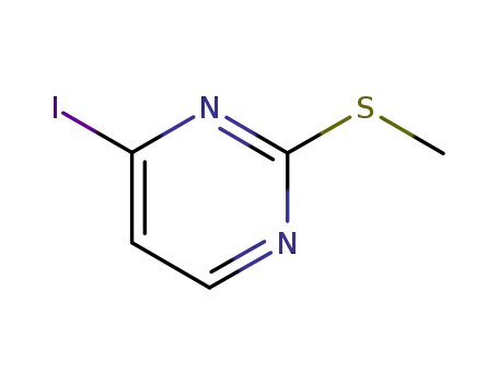 Pyrimidine,4-iodo-2-(methylthio)-