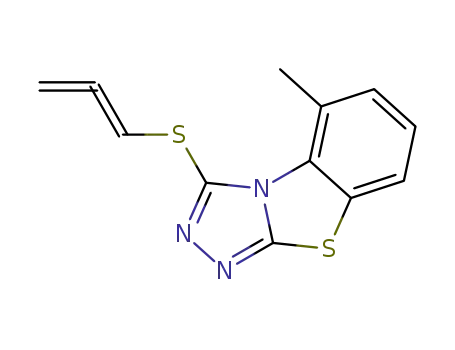 3-allenylthio-5-methyl-s-triazolo<3,4-b>benzothiazole
