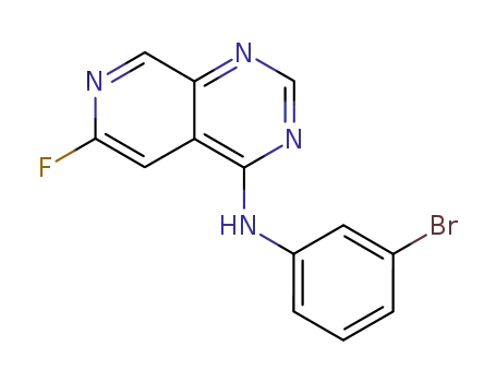 4-[(3-bromophenyl)-amino]-6-fluoropyrido[3,4-d]pyrimidine