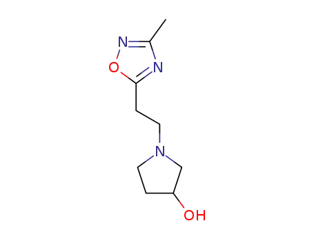 1-[2-(3-Methyl-[1,2,4]oxadiazol-5-yl)-ethyl]-pyrrolidin-3-ol
