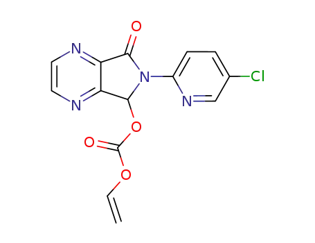 (+/-)-6-(5-chloropyridin-2-yl)-7-oxo-5-(vinyloxycarbonyloxy)-5,6-dihydropyrrolo[3,4b]pyrazine