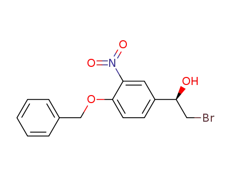Benzenemethanol, a-(bromomethyl)-3-nitro-4-(phenylmethoxy)-, (aR)-