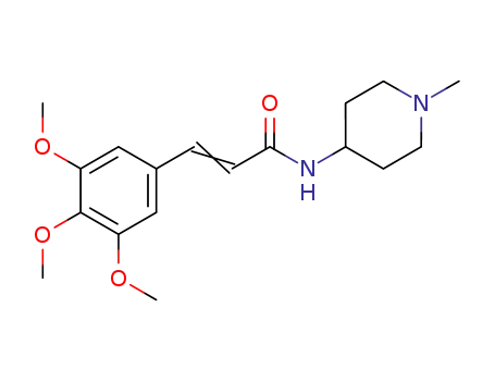 (E)-N-(1-Methyl-piperidin-4-yl)-3-(3,4,5-trimethoxy-phenyl)-acrylamide