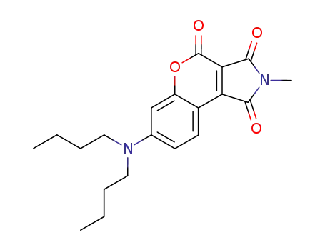 7-Dibutylamino-2-methyl-2H,4H-[1]benzopyrano[3,4-c]pyrrole-1,3,4-trione
