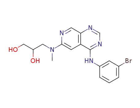 4-[(3-Bromophenyl)amino]-6-[N-(2,3-dihydroxy-propyl) methylamino]pyrido[3,4-d]pyrimidine