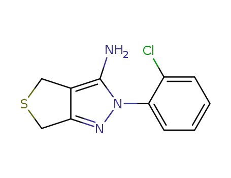 2-(2-Chloro-phenyl)-2,6-dihydro-4H-thieno[3,4-c]pyrazol-3-ylamine