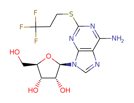 (2R,3R,4S,5R)-2-(6-aMino-2-(3,3,3-trifluoropropylthio)-9H-purin-9-yl)-5-(hydroxyMethyl)tetrahydrofuran-3,4-diol 163706-51-2