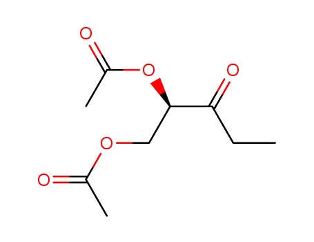 (2R)-1,2-di(acetyloxy)pentan-3-one