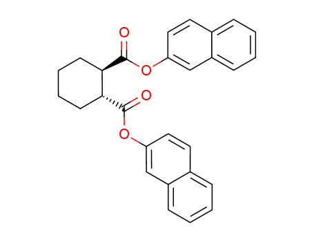trans-(1R,2R)-cyclohexane dicarboxylic acid di(2-naphthyl)ester