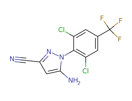 5-Amino-3-cyano-1-(2,6-dichloro-4-trifluoromethylphenyl)pyrazole