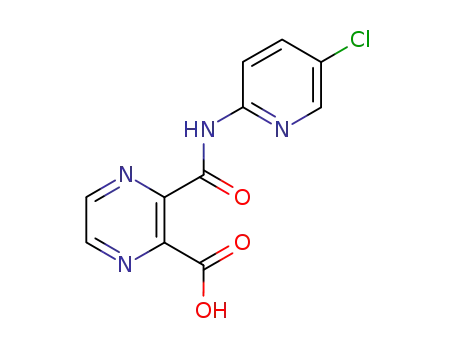 3-((5-chloropyridin-2-yl)carbamoyl)pyrazine-2-carboxylic acid
