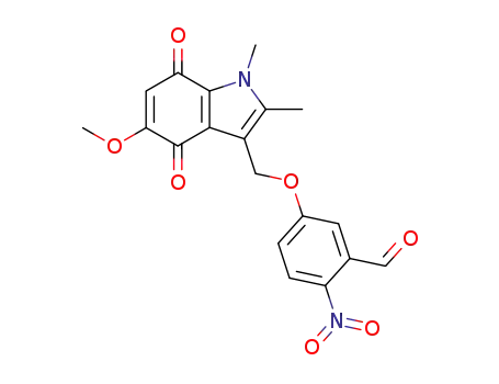 3-(3-formyl-4-nitrophenoxymethyl)-5-methoxy-1,2-dimethylindole-4,7-dione