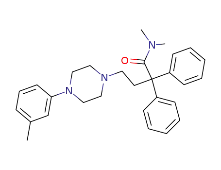 N,N-dimethyl-2,2-diphenyl-4-(4-m-tolyl-piperazin-1-yl)-butyramide