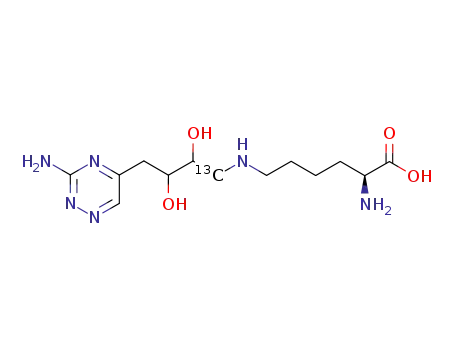N6-[1-[13C]-4-(3-amino-1,2,4-triazin-5-yl)-2,3-dihydroxybutyl]lysine