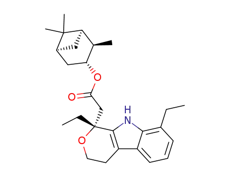 ((R)-1,8-Diethyl-1,3,4,9-tetrahydro-pyrano[3,4-b]indol-1-yl)-acetic acid (1R,2R,3R,5S)-2,6,6-trimethyl-bicyclo[3.1.1]hept-3-yl ester