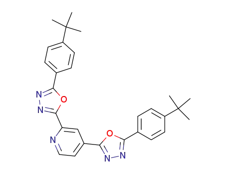 2,4-bis[2-(4-tert-butylphennyl)-1,3,4-oxadiazol-5-yl]pyridine