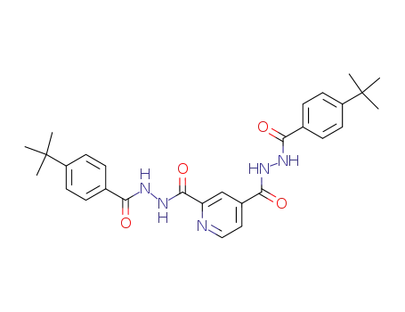4-[N'-(4-tert-butyl-benzoyl)-hydrazinocarbonyl]-pyridine-2-carboxylic acid N'-(4-tert-butyl-benzoyl)-hydrazide
