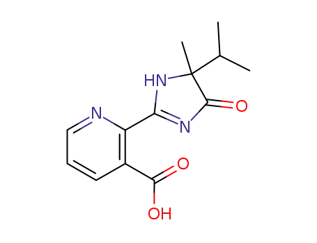 2-[4,5-dihydro-5-methyl-5-(1-methylethyl)-4-oxo-1H-imidazol-2-yl]nicotinic acid